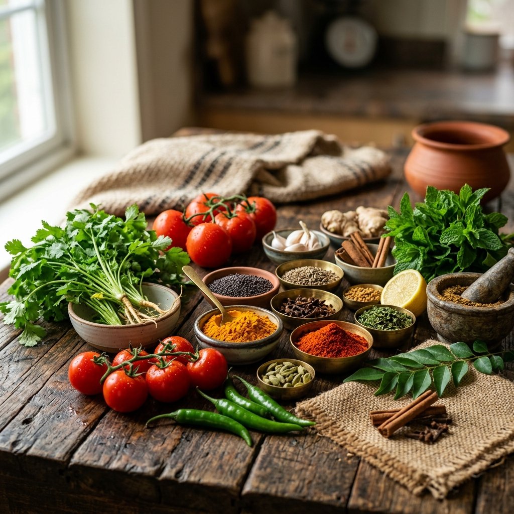 Fresh ingredients
